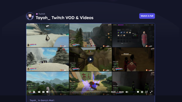 Catch Exciting Gaming Moments with Tayoh’s Live Twitch Streams